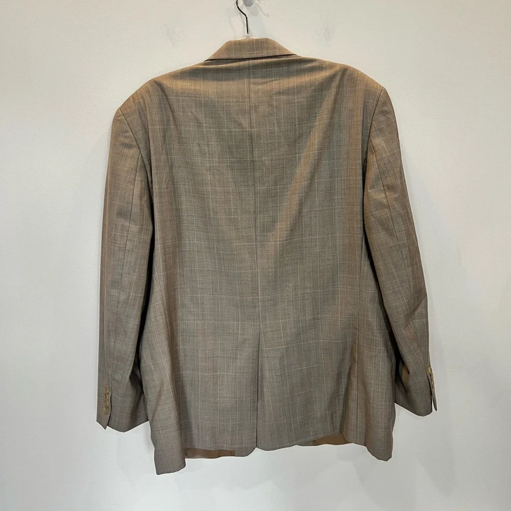 Lauren Ralph‎ Lauren Men's Blazer Sport Coat 3 Button Tan Size 44R 100% Wool